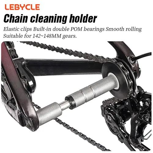 LEBYCLE MTB Rennrad Kettenhalter Clean Tool Fahrrad Virtuelles Schwungrad Kettenwascher Kettenöler Werkzeug Waschhalter Fahrradwerkzeuge