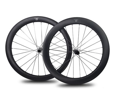 Lifetime warranty Carbon Speed CS56 Pro , Front D50CU-31 rear D60CU-31 24mm internal T1100 carbon wheelsets