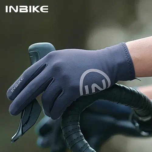 INBIKE Autumn Winter Thermal Bicycle Gloves Touch Screen Men Women MTB Road BikeGloves Sports Fitness Outdoor Cycling Gloves