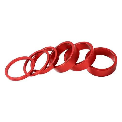 Alloy Headset Stem Spacer Ring Gasket Headset Riser Handlebar Spacers Bike Headset Washer Stem Spacers Front Fork Washer