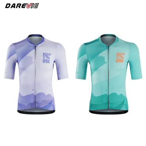DAREVIE Man Cycling Maillot AREO High Speed PRO Anti UV Level Men's Cycling Shirt Anti Slip Moisture Wicking Cycling Jersey Man
