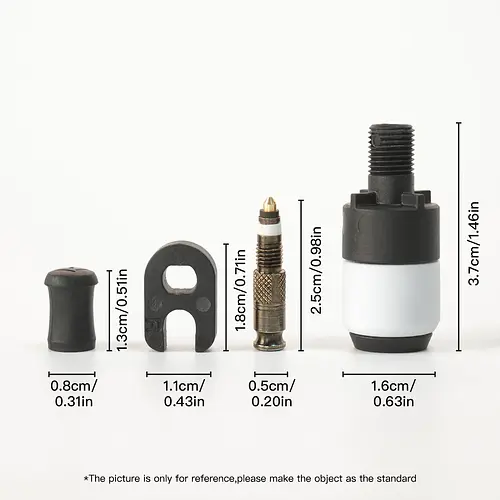 SCHWALBE CLIK WALVE Bicycle Valve Quick Release Air Nozzle Conversion Kits For Detachable Presta Valve Air Nozzle Repair Tools