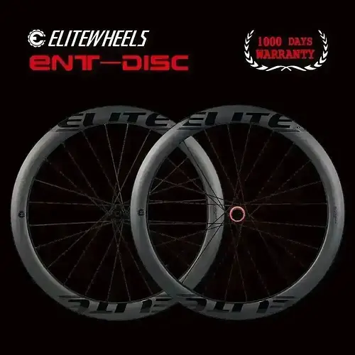 ELITEWHEELS ENT Disc Brake Carbon Wheels 700c UCI Quality Road Bike Carbon Wheelset With Center Lock Or 6-blot Bock Road Cycling