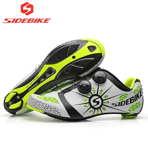 Sidebike cycling shoes road carbon fiber bike shoes men professional athletic bicycle sneakers self lock road bike shoes 39-46  