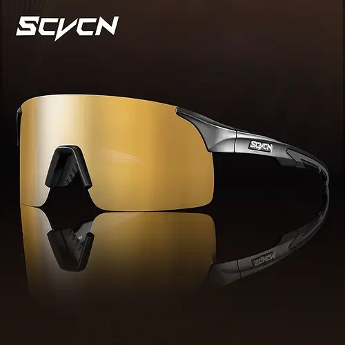 SCVCN NEW Fashion Cycling Sunglasses for Men Women MTB Fishing Golf Driving Luxury Bike Glasses Shades 2024 Photochromic UV400