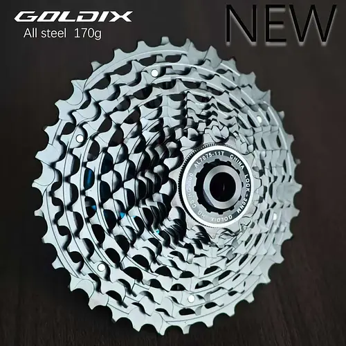 GOLDIX Ultralight CNC Black Road Bike Cassette k7 11/12 Speed 32T 34T 36T 11V 12V HG Freewheel Hollow Bicycle Chain Wheel