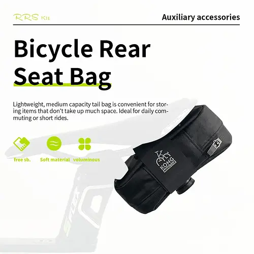 KONG Bike Bag Mountain Bike Saddle Bag Rear Seat Bag Multi-layer Compartmentalized Storage Cycling Storage Bag Cycling Equipment