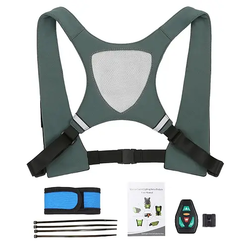 Turn Signal Wireless Remote Control for Reflective Vest Backpack for Cycle Running Walking Jogging