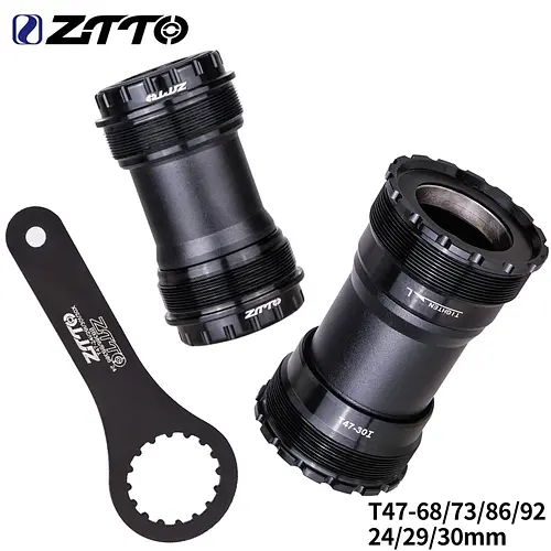 ZTTO T47 Bicycle Bottom Bracket And Install Tool 24 MTB Road Bike Crankset DUB 29 30mmThread 47 68 73mm Shell Spline Axis