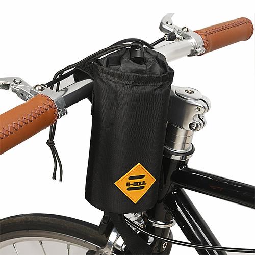B-soul Bike Handlebar Stem Bag Food Snack Storage Water Bottle Bikepacking Bicycle Bag Touring Commuting Insulated Pouch - Bicycle Bags & Panniers