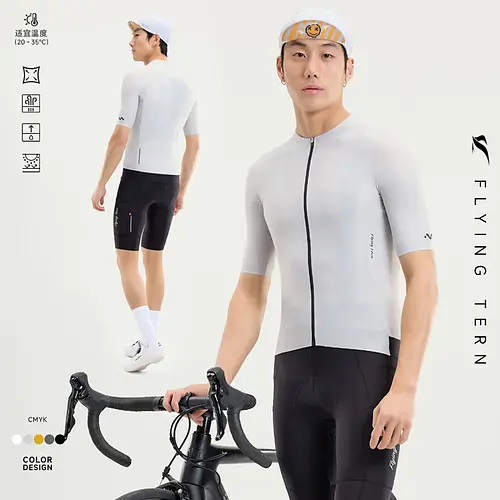 Summer Men's Cycling Jersey Breathable Quick Dry Anti-UV Slim Fit Bicycle Clothing MTB Road Bike Short Sleeve Men Cycling Shirt