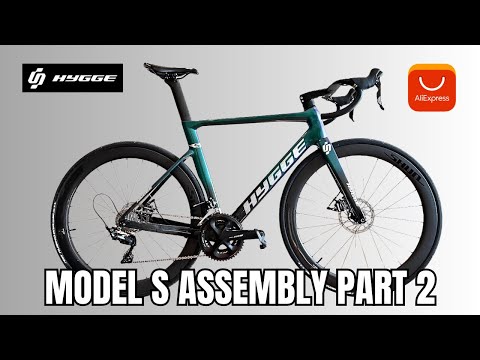 AliExpress Budget Chinese Carbon Bike Build ASMR - Hygge Model S Assembly Part 2