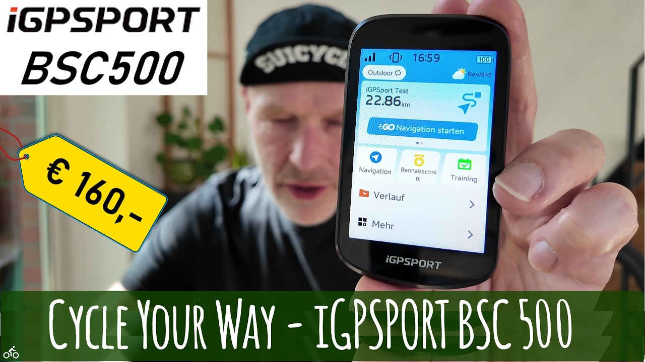 iGPSport BSC500 im Test und vs. Wahoo Roam 3
