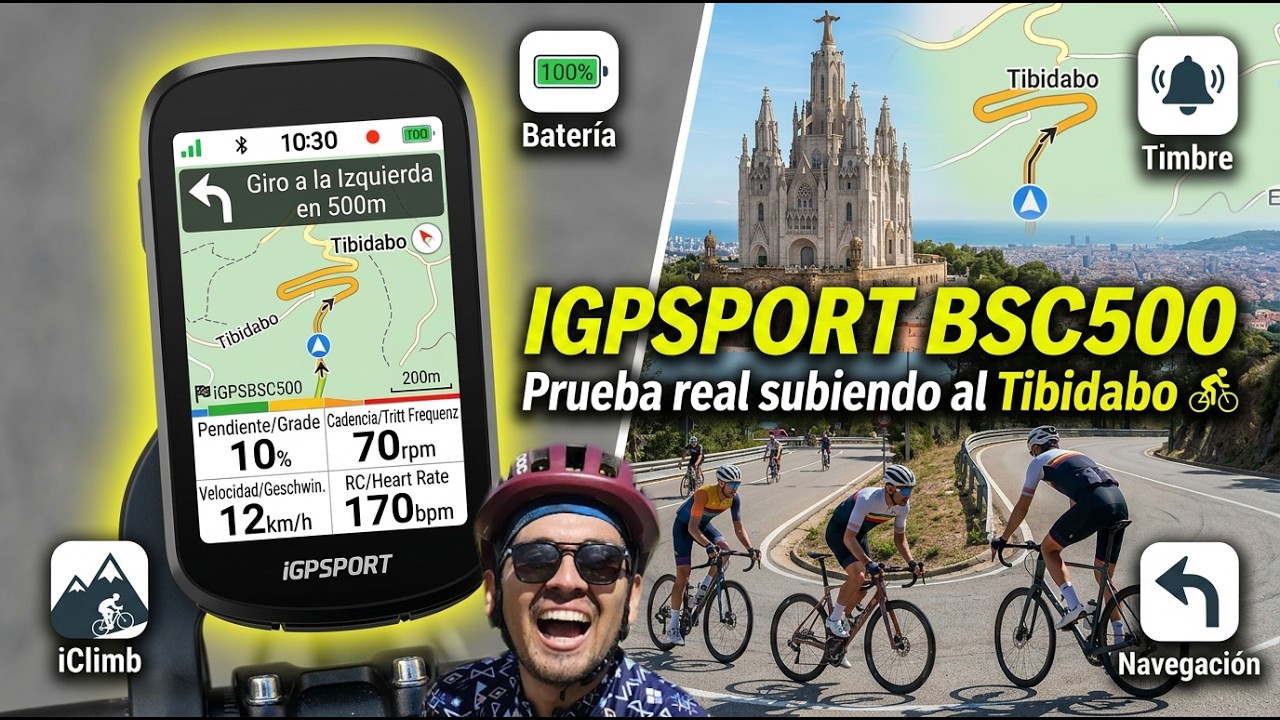 Review real IGPSport BSC500, De las mejores pantallas en este rango de PRECIOS 💰Prueba Real 🚵♀️