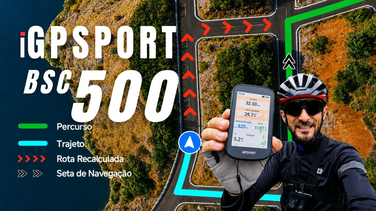 O MELHOR que já usei! iGPSPORT BSC500 — Tudo o que você precisa em um GPS | CarlosBarrosBike