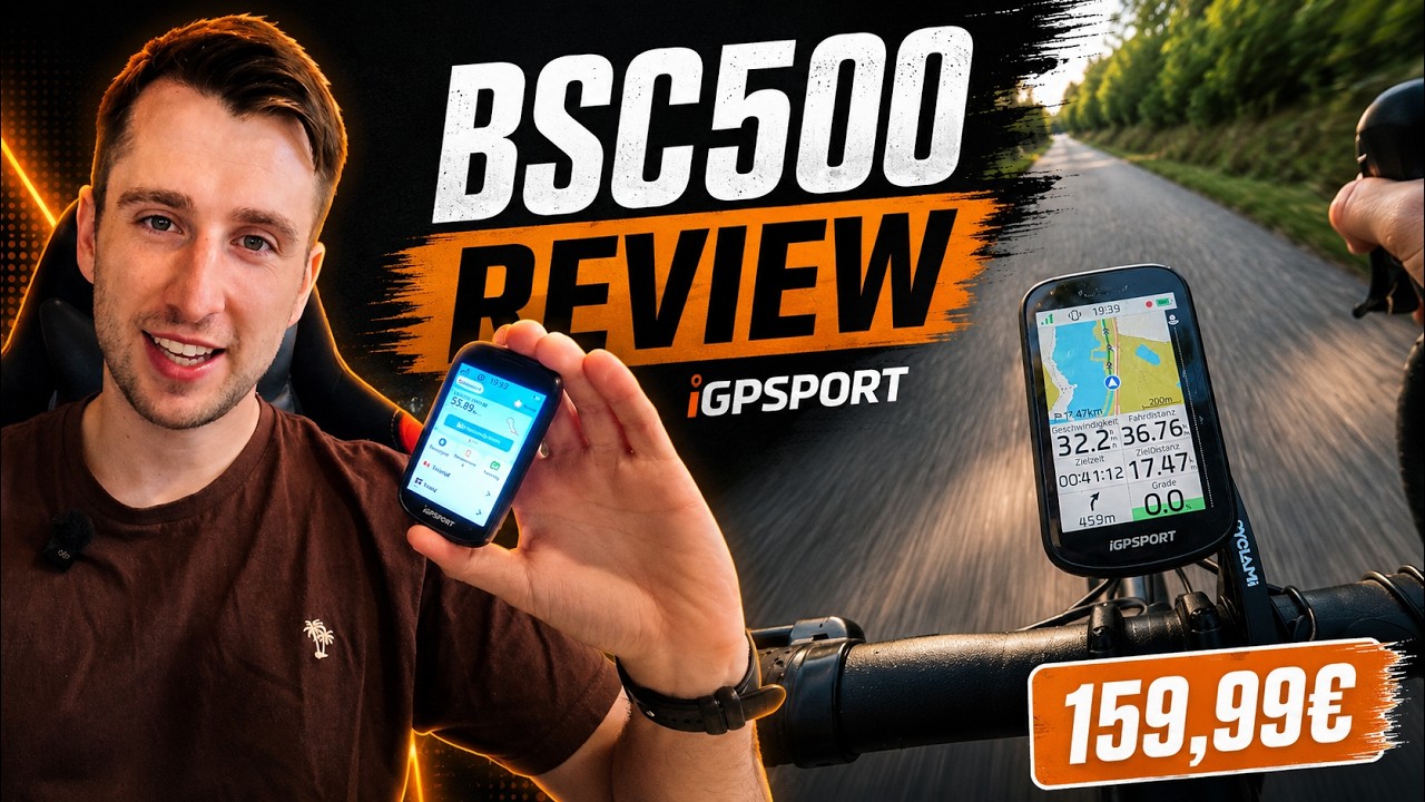 iGPSPORT BSC500 Review: Lohnt sich der 159,99€ GPS Radcomputer?
