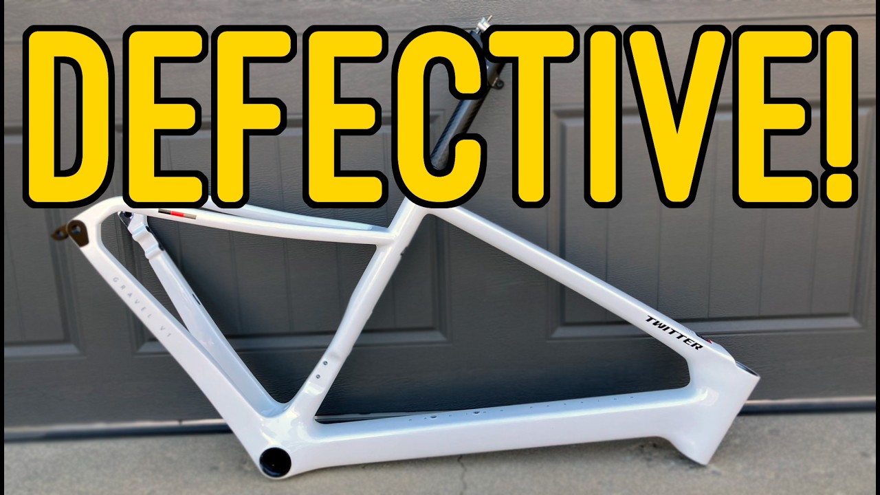 Fixing a defective Chinese branded carbon fiber frame.
