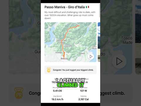 Renting a Van Rysel aluminum rim brake road bike in Italy to climb a mountain