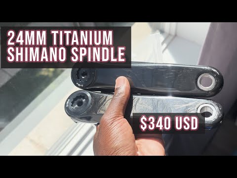 XM Carbon Speed Carbon Cranks - Titanium 24mm Shimano Spindle!