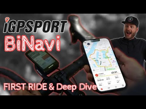 iGPSPORT BiNavi GPS Unboxing & Real-World First Ride