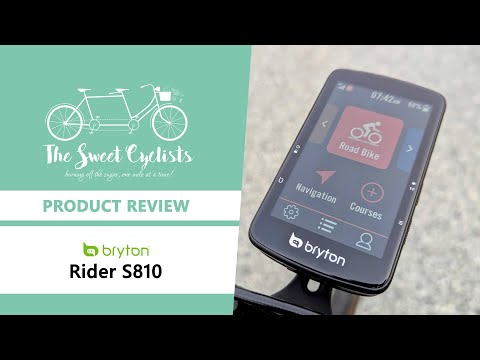 Bryton Rider S810 GPS Cycling Computer Review - feat. 3.5" Color Touch Screen + STRAVA Live Segments