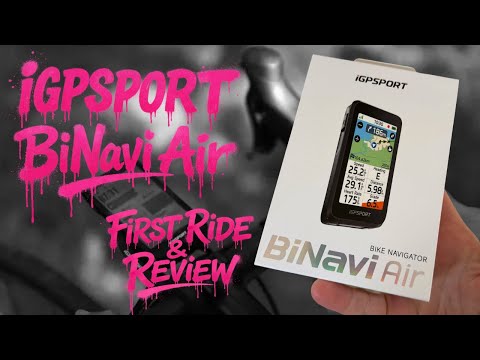 iGPSPORT BiNavi Air! First Impressions and Unboxing!