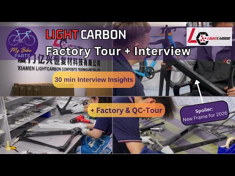 LightCarbon Interview & Factory Tour - Carbon Bike frames made in Xiamen / China