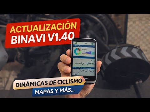 Gran actualización del BiNavi V1.40: Dinámicas de ciclismo, mapas y más