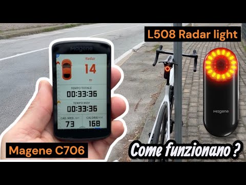 Radar posteriore Magene L508 | Come funziona abbinato al nuovo Magene C706