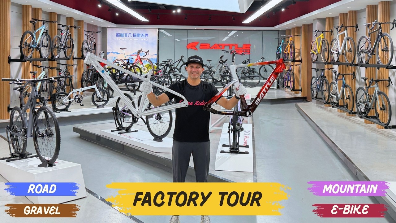 Inside China’s Biggest Carbon Road Bike Factory - Battle Factory Tour